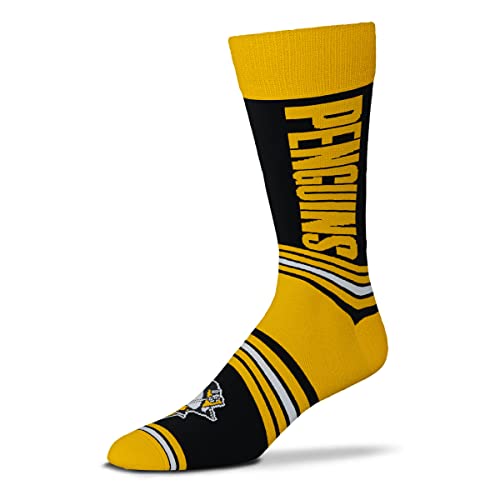 For Bare Feet NHL Pittsburgh Penguins Argyle Line Up Dress Sock Team Color OSFM