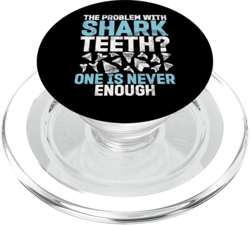 Collecteur de Dents de Requin Fossiles Hunter Shark Tooth Hunter PopSockets PopGrip pour MagSafe
