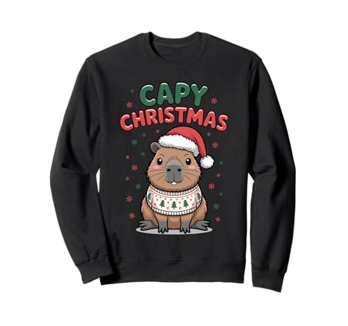 Capybara Noël pour Enfants Sweatshirt
