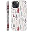 Red White Christmas Tree Pattern