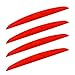 DEANKEJI 4 Pièces Barre de Protection de Porte de Voiture, Rouge Bandes Autocollant Voiture Protèges, Voiture Protection Stickers pare Chocs, Peut Etre Utilisé pour Toutes Sortes de Voitures