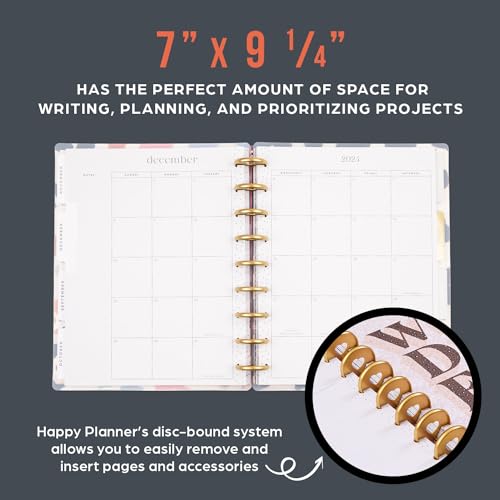 The Happy Planner 673807681002 Happy Planner Disc-Bound Mid-Year 12-Month Vertical Planner, Academic Planner July 2024–June 2025 thumb #5
