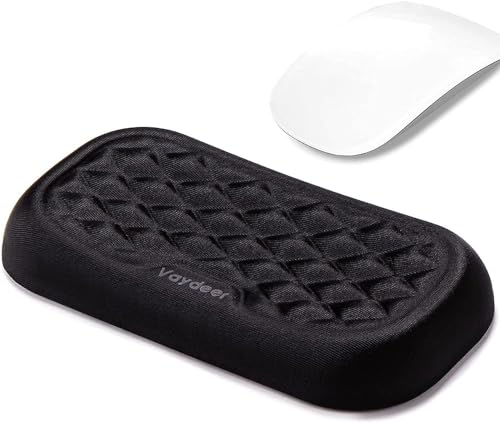 Image of Vaydeer Mouse Wrist Rest Pad, Memory Foam Hand Rest Support Padded for Office, Computer, Laptop, Typing and Wrist Pain Relief and Repair (5.91 inch, Black)