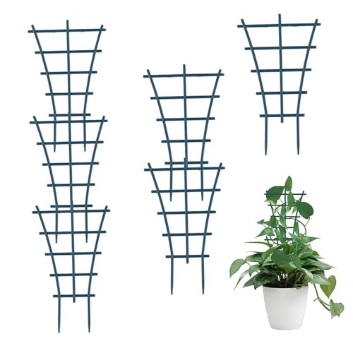 Rankgitter,6 PCS Blumengitter Topfpflanzen Kunststoff...