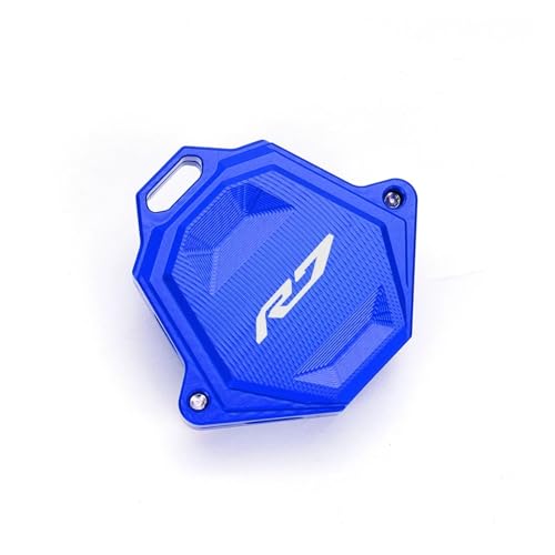 Étui clé moto CNC pour Yamaha R7 2022-2023 coque de protection noire avec cordon