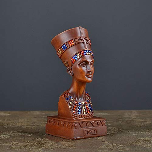 Figurine égyptienne antique Néfertiti idée cadeau culture pour passionné d'histoire