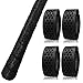 VEASAERS Bat Grip Tape Baseball Softball 2/4 Pack 40 inch 1.75mm Precut and Full Adhesive Back Pro Feel Soft Comfortable Tapes for Old Bats Handles (4 Pcs-Black Dot)