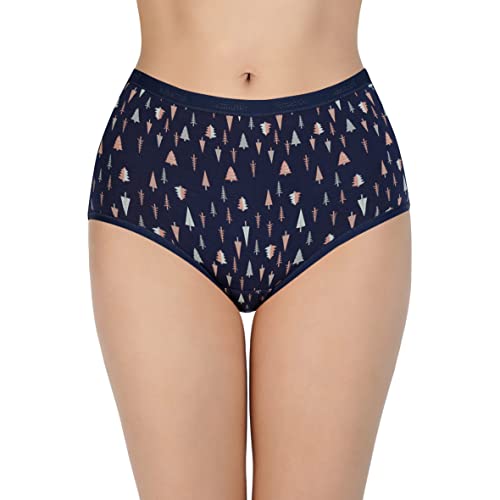 Image of Amante Printed Cotton Full Brief Panty Pack(Pack of 3)