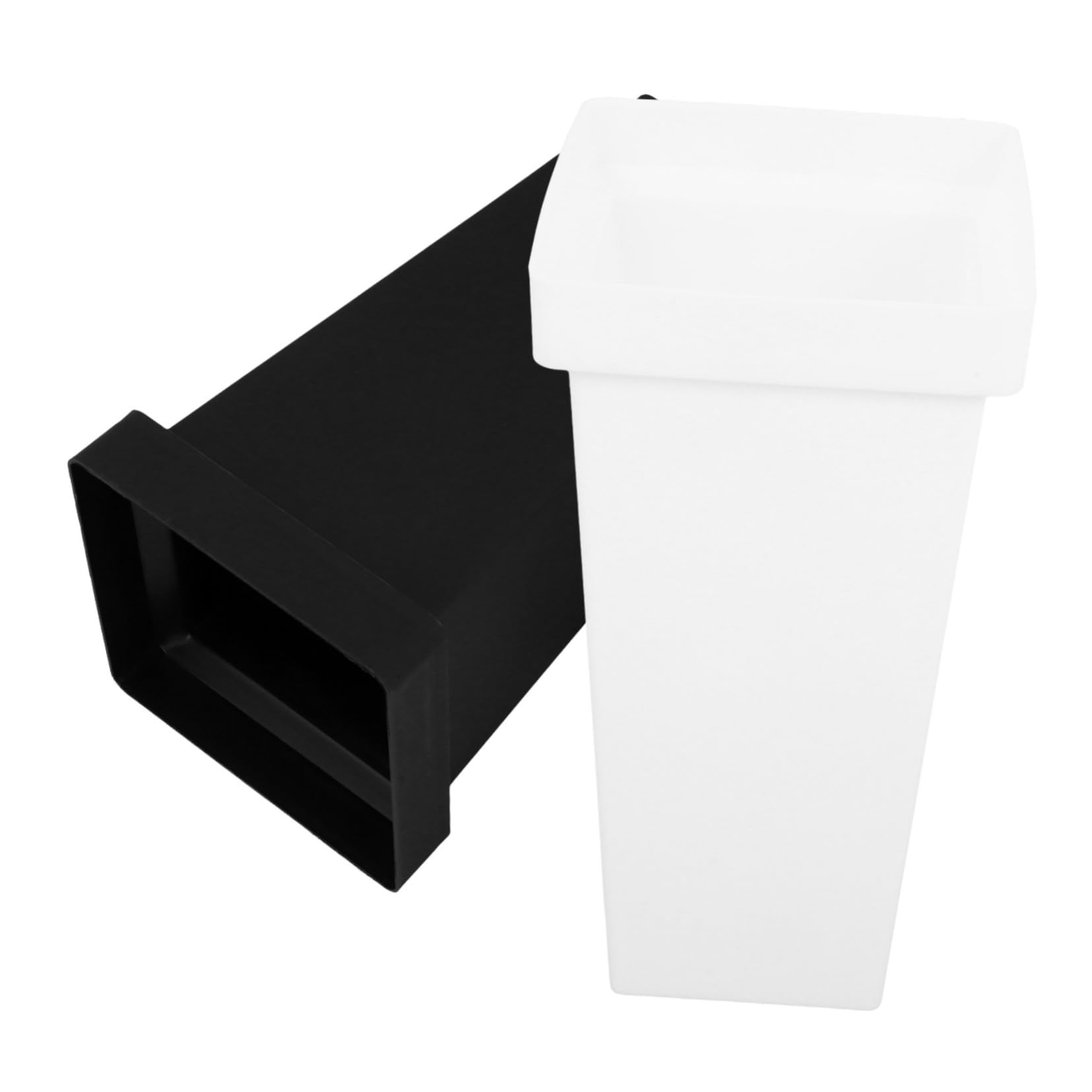 2 Stück Blumenkorb aus Kunststoff, Leicht, Robust, für Blumenladen und Büro