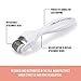 Microneedle Derma Roller Kit for Face and Body -.25MM + BONUS Microneedling Replacement Head (.25MM) & FREE Microneedle Roller Case (Microneedle Roller for Face; Dermaroller Facial Roller)