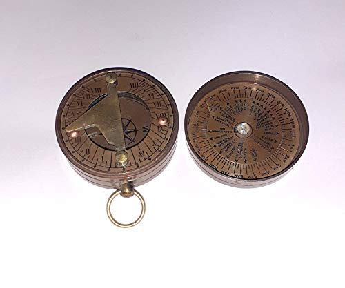 Brújula de Bolsillo Náutica Vintage 2 Pulgadas miniatura 2