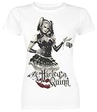 Vêtement geek Cid Batman Arkham Knight - Harley Quinn - T-Shirt - Femme - Blanc - Blanc - S
