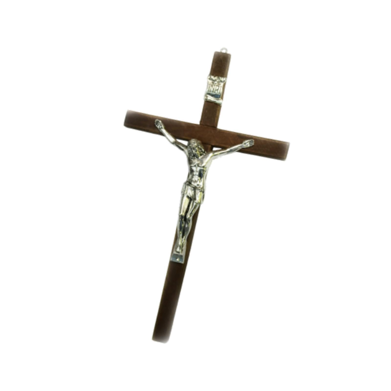 Zambuph Wall Crucifix Cross Wooden Wall Crucifix Cross Holy Figurine Entrance Inspiring Piece Attractive Home Decor Enhancing Beliefs Jesus Catholic Religious
