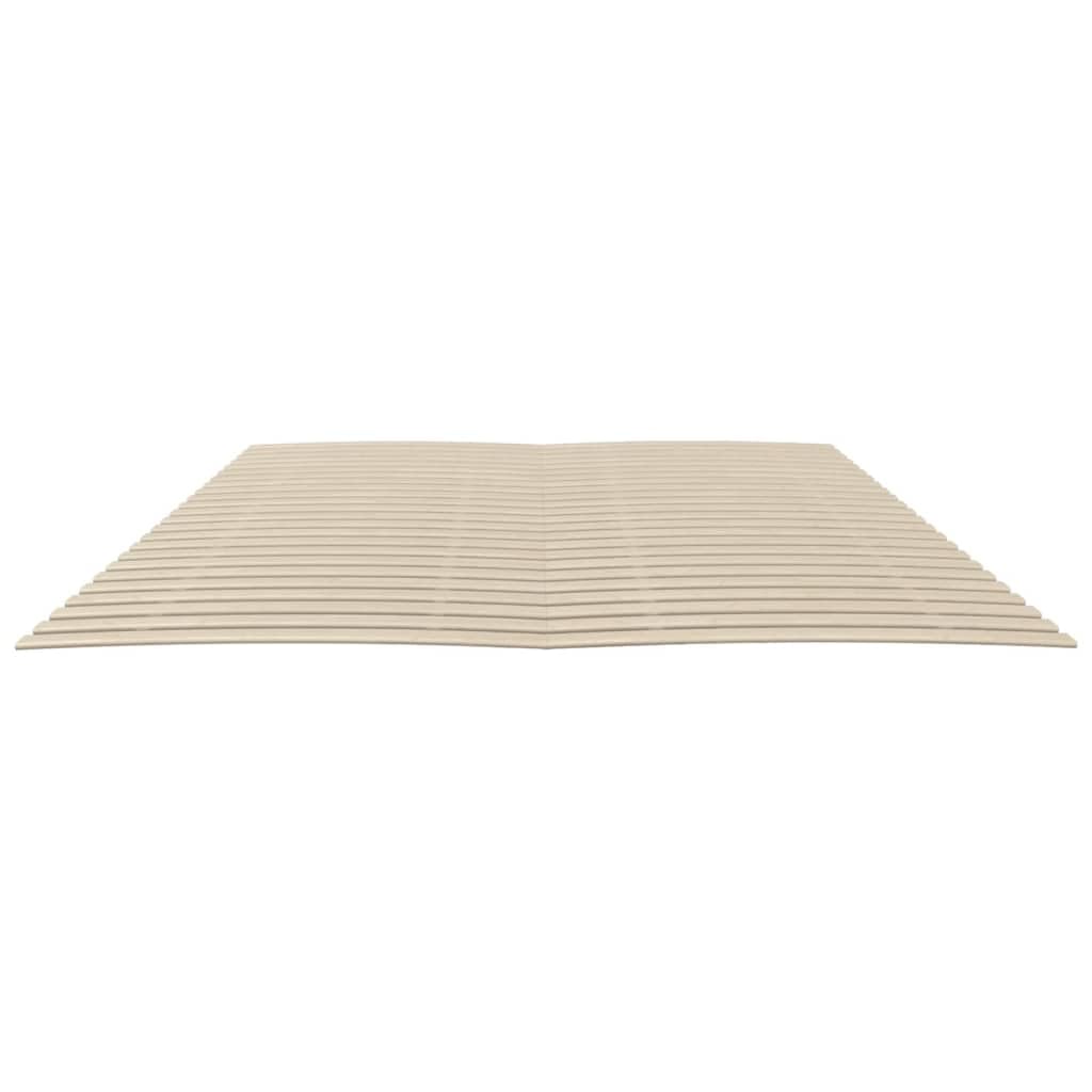 Solivagant Doghe di Ricambio per Letto con 48 doghe 2 pz 90x200 cm,Marrone,28.8kg