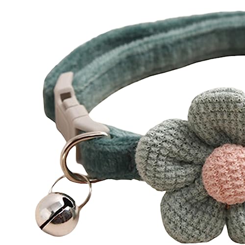 MFMEXUL 6xCat Choker Necklace with Bell Collars, with Buckle, Bell Choker, Dog Necklace Charm for Kitten Small Medium Dogs Cat Supplies