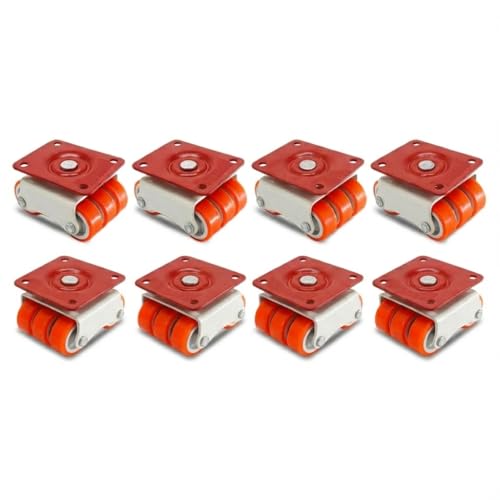 Image of 360 Degrees Moving Caster Wheel for Furniture with Bearing, Moving for Bed, Table, Sofa, Trolley Moving Heavy Duty Weight Capacity upto 500-600 (Pack of 8)