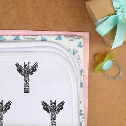 Azeeda 'Tribal Totem Pole ' Baby Burp/Wash Cloth (BC00031155)3