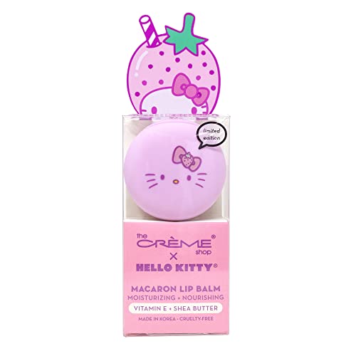 The Crème Shop x Hello Kitty Macaron Lip Balm - Strawberry Rose Latte image 4