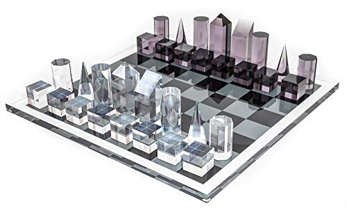 Bello Games New York's Luxury Contemporary Acrylic Chess Set