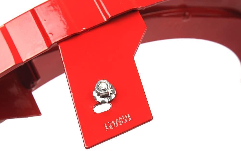 OUSIKA 4 Uds Cubierta Pinza Freno de Coche, Funda Protectora Aleación Aluminio Especial Personalizada Modificada, Accesorios Decoración Exterior, para Tesla Model Y 2020-2022,Red-21inch