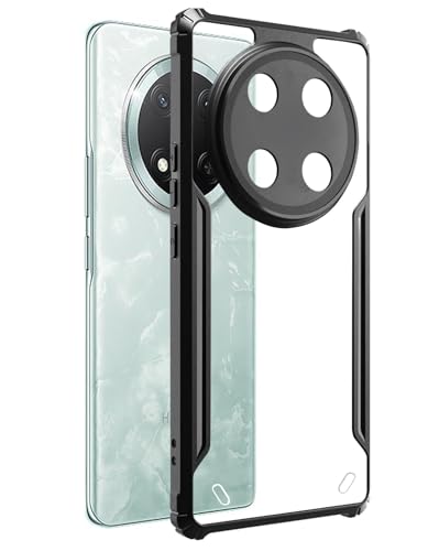 Image of SPAZY CASE Honor X9c 5G Back Cover | Transparent Crystal Clear Hard PC Back Case with TPU Bumper, Drop Protection Case Cover for Honor X9c 5G