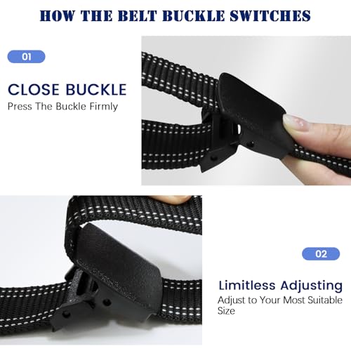 Military Tactical Nylon Mens Belt - Adjustable Web Belts with Non-Metal Buckle for Outdoor Sports, Training, 59 Inches Length4