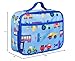 Wildkin 15 Inch Kids Backpack with Lunch Box Bag Bundle - Durable, Lightweight School & Travel Set - Trains, Planes, and Trucks
