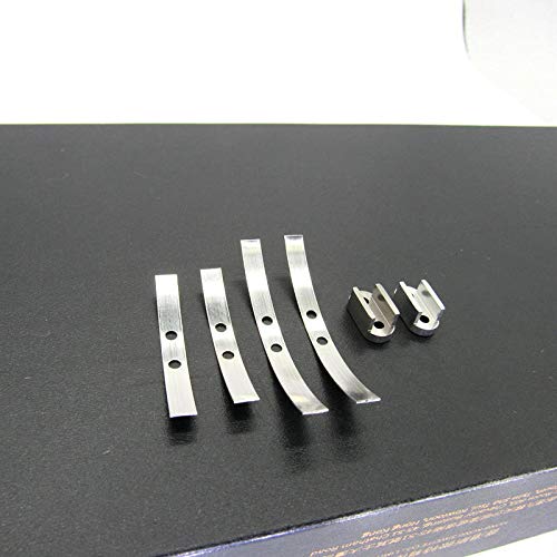 GYJSTBAJ 2Pair Steel Shock Absorption Leaf Springs Suspension for WPL D12 B14 B24 B16 B36 RC Truck Car Parts