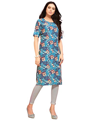 Image of Sanisa Women's Crepe Straight Kurta
