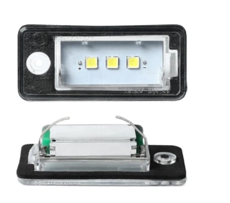 Feux de plaque d'immatriculation arrière LED anti-erreur pour Audi S8 S6 S4 RS4 Quattro A8 A6