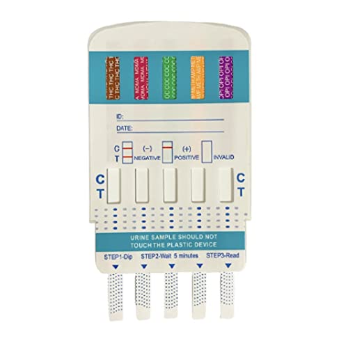 10 Panel Dip Drug Testing Kit, Test For 10 Different Drugs. (1) #TOP2