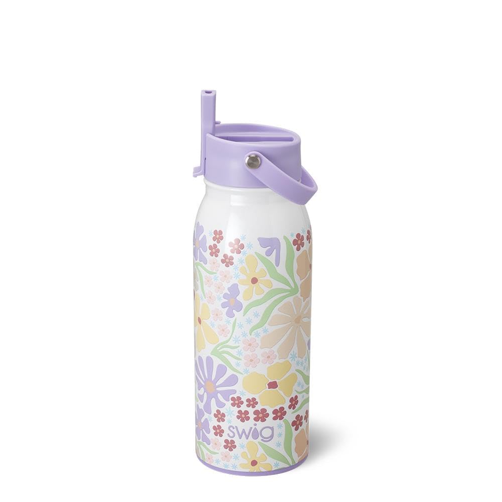 Swig Life Borraccia termica in acciaio inox, mantiene le bevande fredde per 24 ore, 1035 ml, 1064 cm, bottiglia isolata, adatta per portabicchieri, taglio fresco