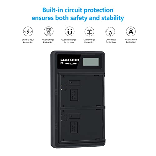 OYOMBA 2-Pack EN-EL25 Batterie Rechargeables Compatibles avec Nikon Z50, Z 50, et Chargeur Double USB pour Batterie Nikon EN-EL25a/4241,Nikon Z FC Mirrorless, Caméras Série Z - Image 7