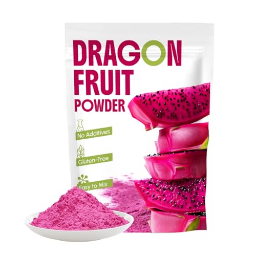 CCNature 4oz Dragon Fruit Powder, Pitaya powder | Natural food coloring | Great Flavor for Baking,