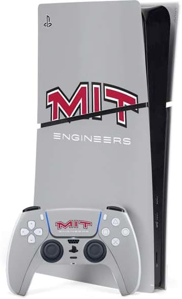 Skinit Decal Gaming Skin Compatible with PS5 Slim Digital Edition Bundle - Officially Licensed Massachusetts Institute of Technology Design
