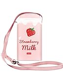 Fozehlad Women Strawberry Milk Box Shoulder Bag Fashion Ladies Cross Body Purse Phone Walllet...