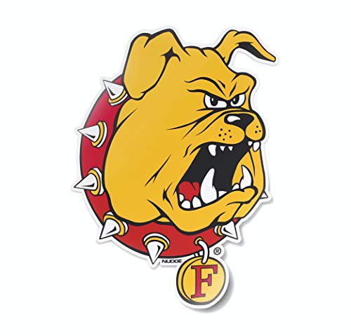 Image of Collegiate NCAA Car Decal Made from Premium Weatherproof Vinyl (Ferris State University)
