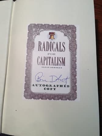 Radicals for Capitalism: A Freewheeling History of the Modern American Libertarian Movement book cover