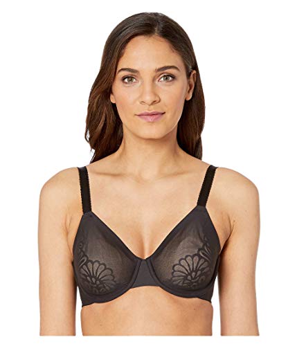 Bali Women's Beauty Lift Uplifting Support Underwire Bra Bra, -black/nude, 36DD