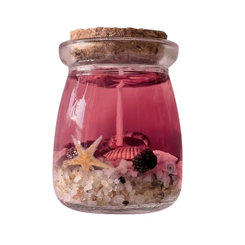 Duftkerzen – Muschel-Gelwachs | Duftende Aromatherapie-Kerzen im für Zuhause, Spa und Yoga | Tragbare Gelwachskerzen, ideal für Reisen, Badeentspannung und Stimmungsaufhellung