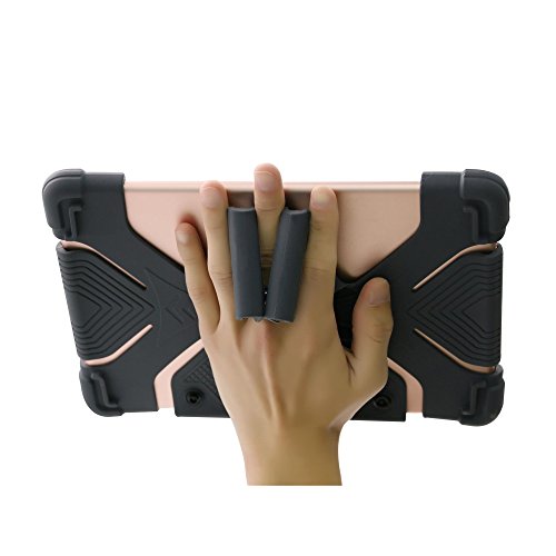 Capa Universal Para Tablets de 9 a 12 Polegadas Geonav em Silicone e Laterais Ajustáveis - Preta, GE