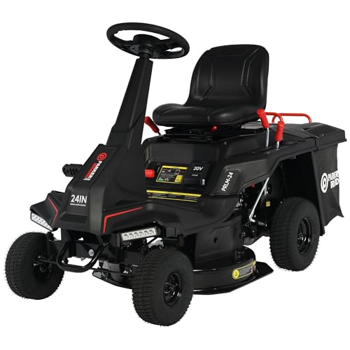 24" Compact Ride-On Petrol Lawn Mower â€“ Mulching, Cat