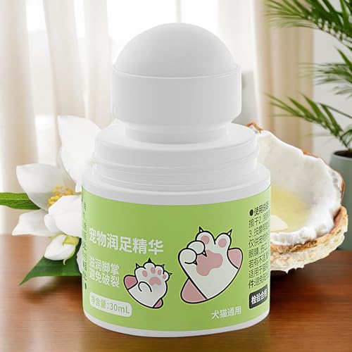 Youding Balsam für die Ballen von Hundepfoten | 30ml Pflegeöl für Katzenpfoten - Milde Reparierende Und Nährende Pflege Für Katzenkrallen Und Welpenpfoten Bei Trockenen Rissigen Ballen