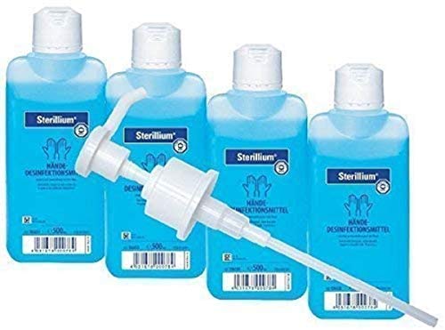 Medi-Inn Dosierpumpe mit 4 x 500 ml Sterillium Händedesinfektion