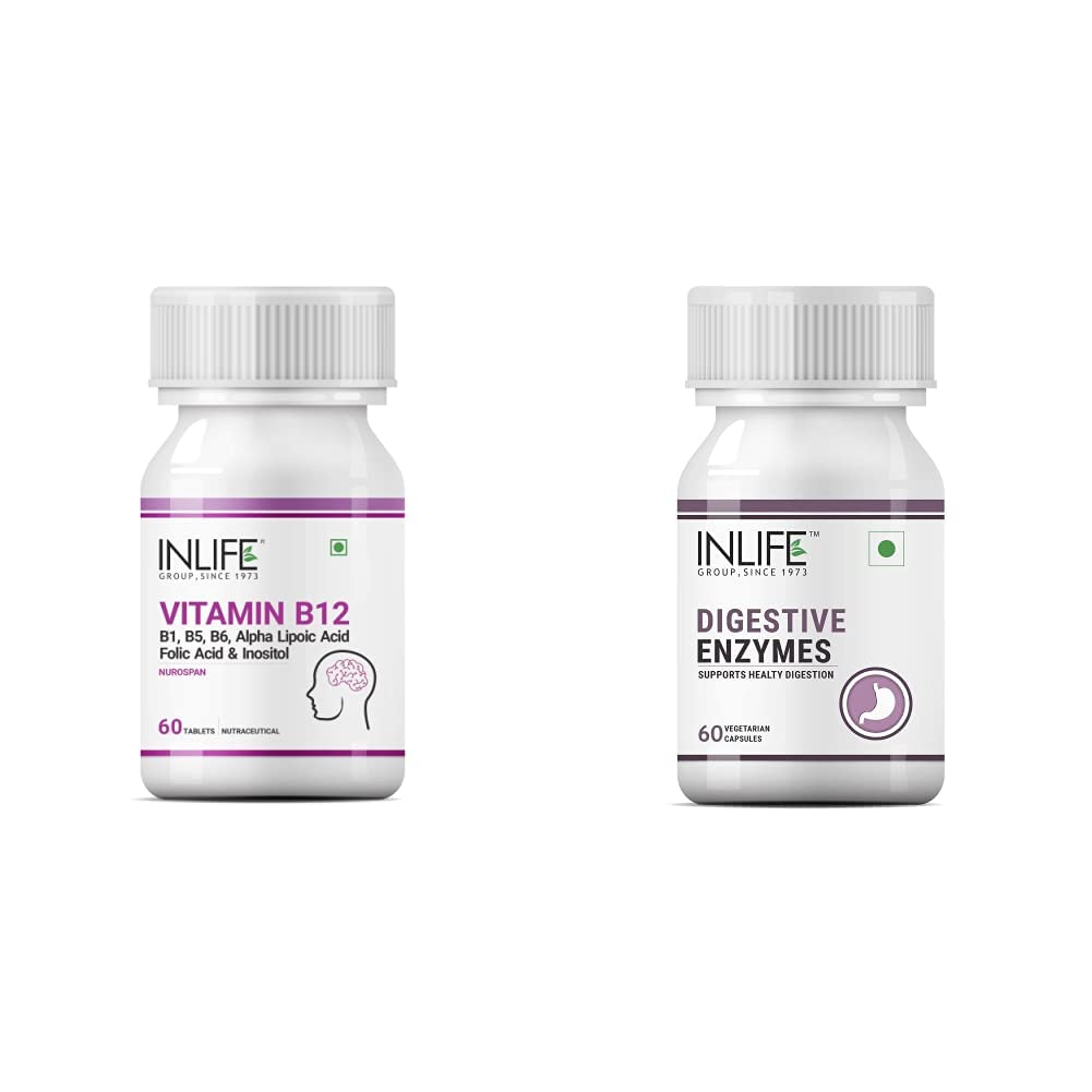 Buy INLIFE B12 with B1, B5, B6, Alpha Lipoic ALA, Folic , Inositol