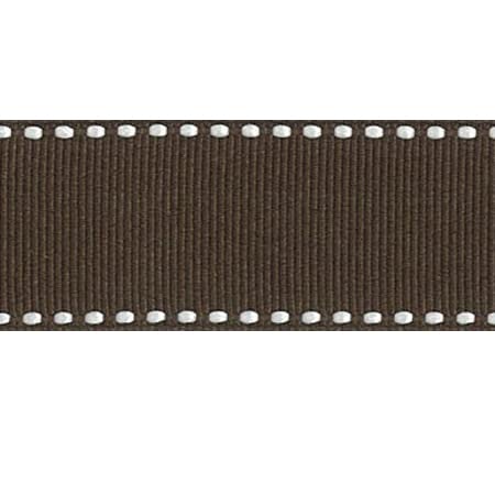Stichband 9 mm 16 mm 22 mm 25 mm 100 Yards / Rolle Bänder für DIY Craft Geschenke Hochzeit Dekoration 3/8 Quot; 5/8" 7/8" 1" Zoll-Braun 850 W, 25 mm