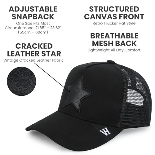 Image of VINTAGE HAVANA Trucker Hats Women | Mesh Adjustable Snapback Hat | Men & Women Cute Trendy Fashion Baseball Cap