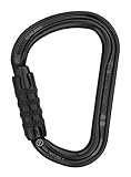 Petzl William-TRIACT-Lock Aluminium Carabiner, Black