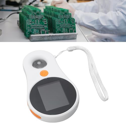 500X Magnification Macro Microscope with LED, 2.0 Inch IPS Screen, Type C Connection, 8 LEDs, Portable Handheld Magnifying Glass for Mechanical Repair, Electronic