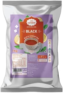 Namaste Chai Instant Tea Premix, Black Lemon Tea|Value Pack|Assam Tea|Easy Pour Powder|Ready Mix (1Kg, Powder)